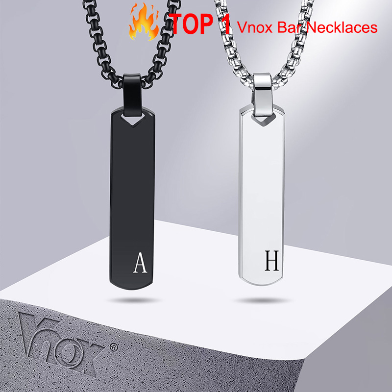 Event Z - Erkekler için Vnox ilk Bar kolye,