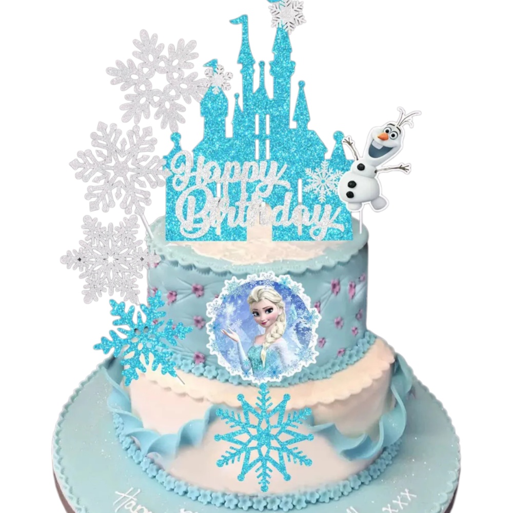 Event Z - 2026 8 Parça Frozen Kek Süsleri