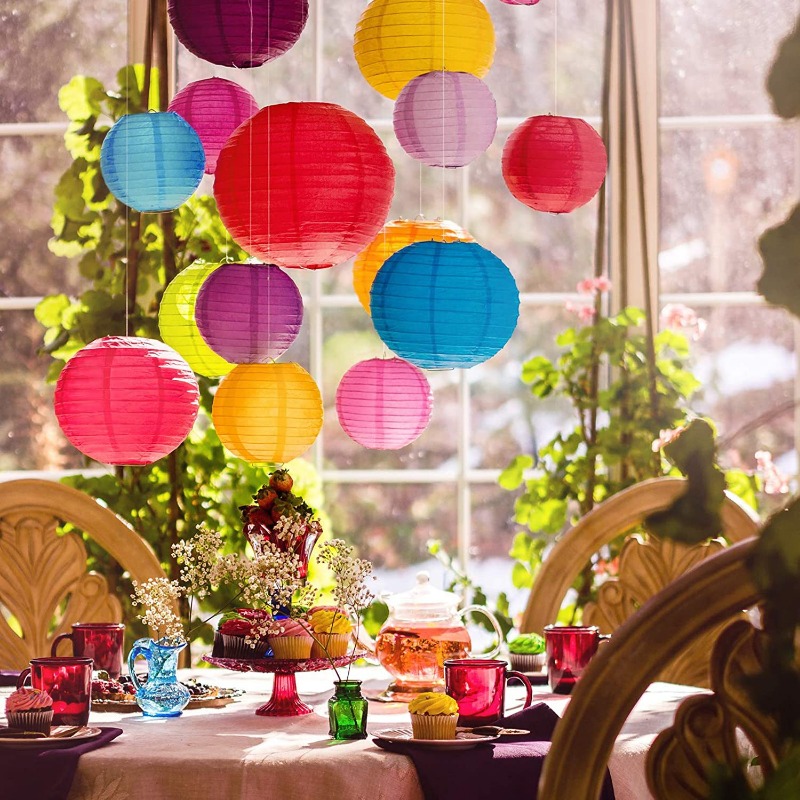 Event Party Shop - Yeşil Kağıt Fenerler 4