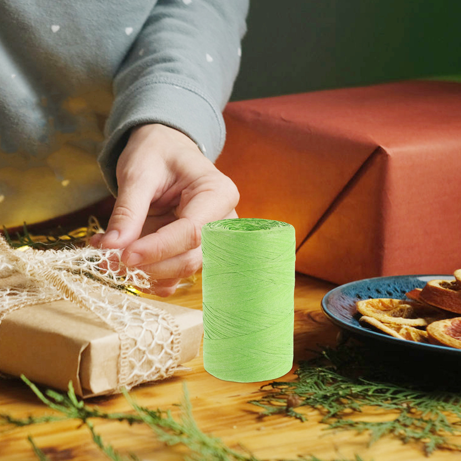 Rafya Kağıt Şerit Renkli Paket - Papercraft Supply Ribbon incelemesi ve fiyatı