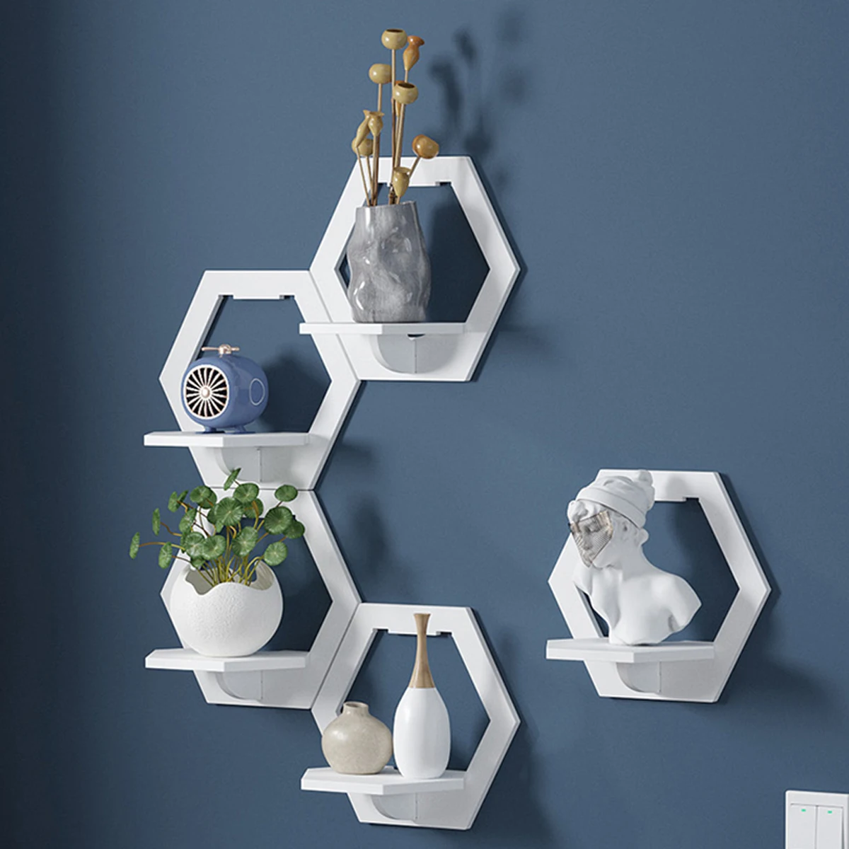 3 adet Altıgen duvar rafı Yumr - Flower Wall Panel incelemesi ve fiyatı