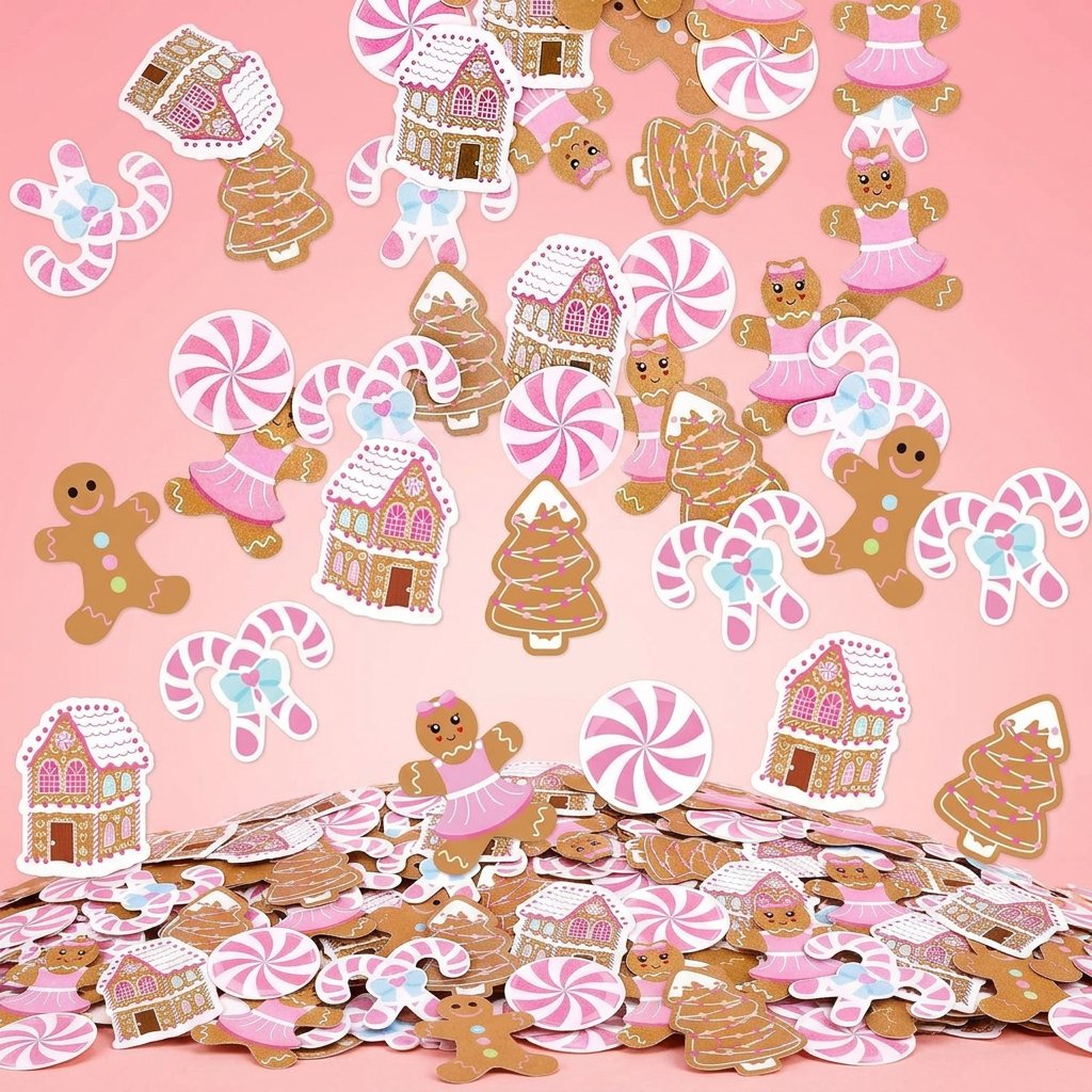 330 Adet Pembe Zencefilli Kura - Papercraft Supply Confetti incelemesi ve fiyatı