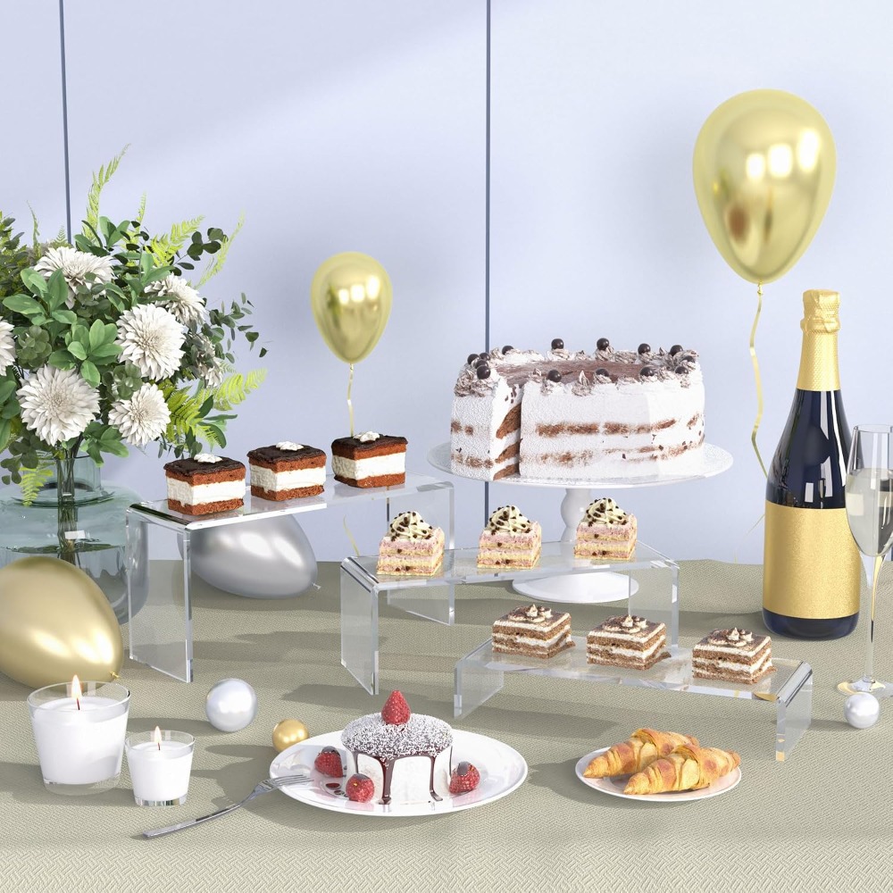 6'lı Şeffaf Cupcake Teşhir Sta - Cupcake Stand Tier incelemesi ve fiyatı