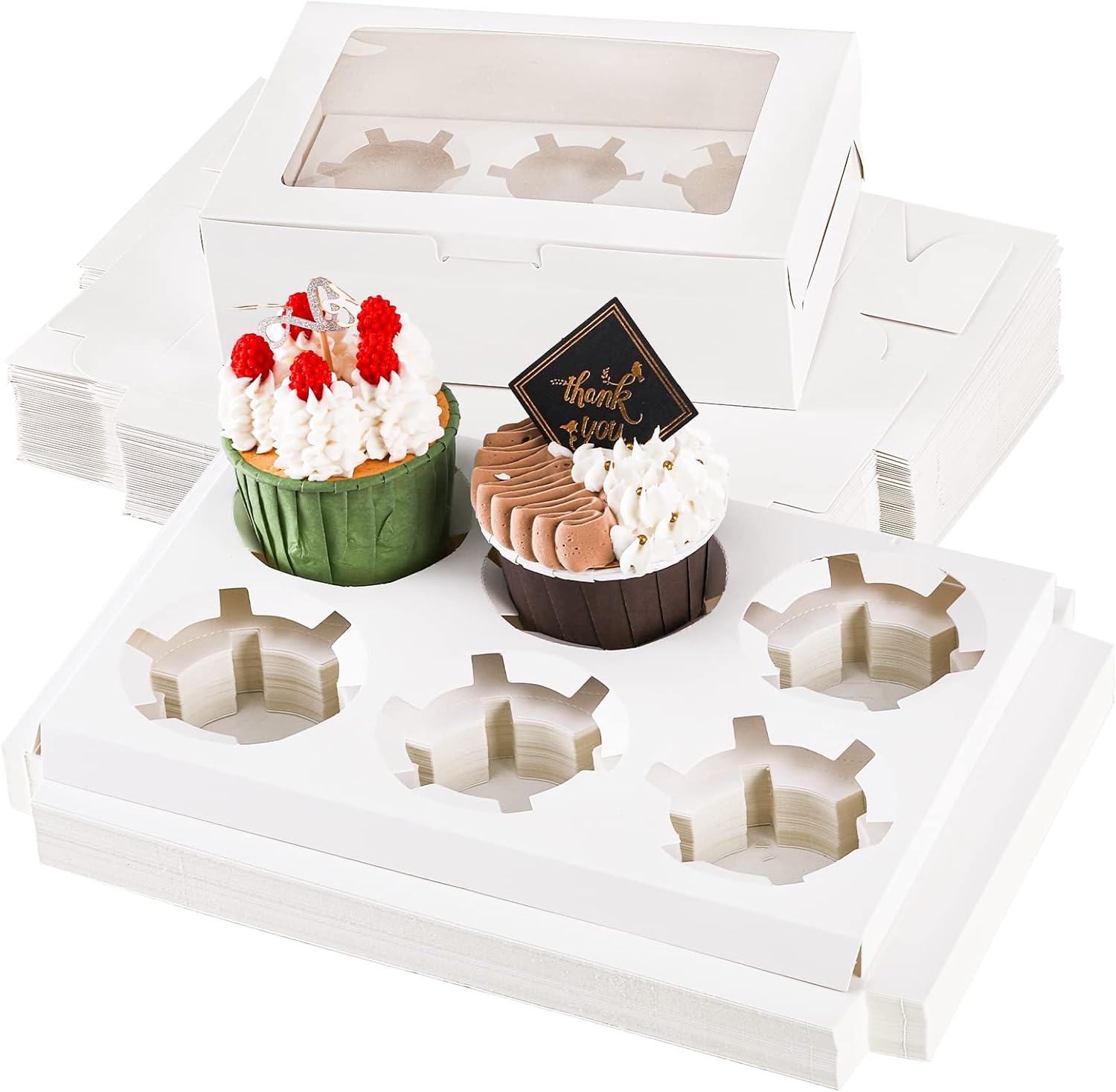 Şeffaf Pencereli Cupcake Kutul - Event Party Box incelemesi ve fiyatı