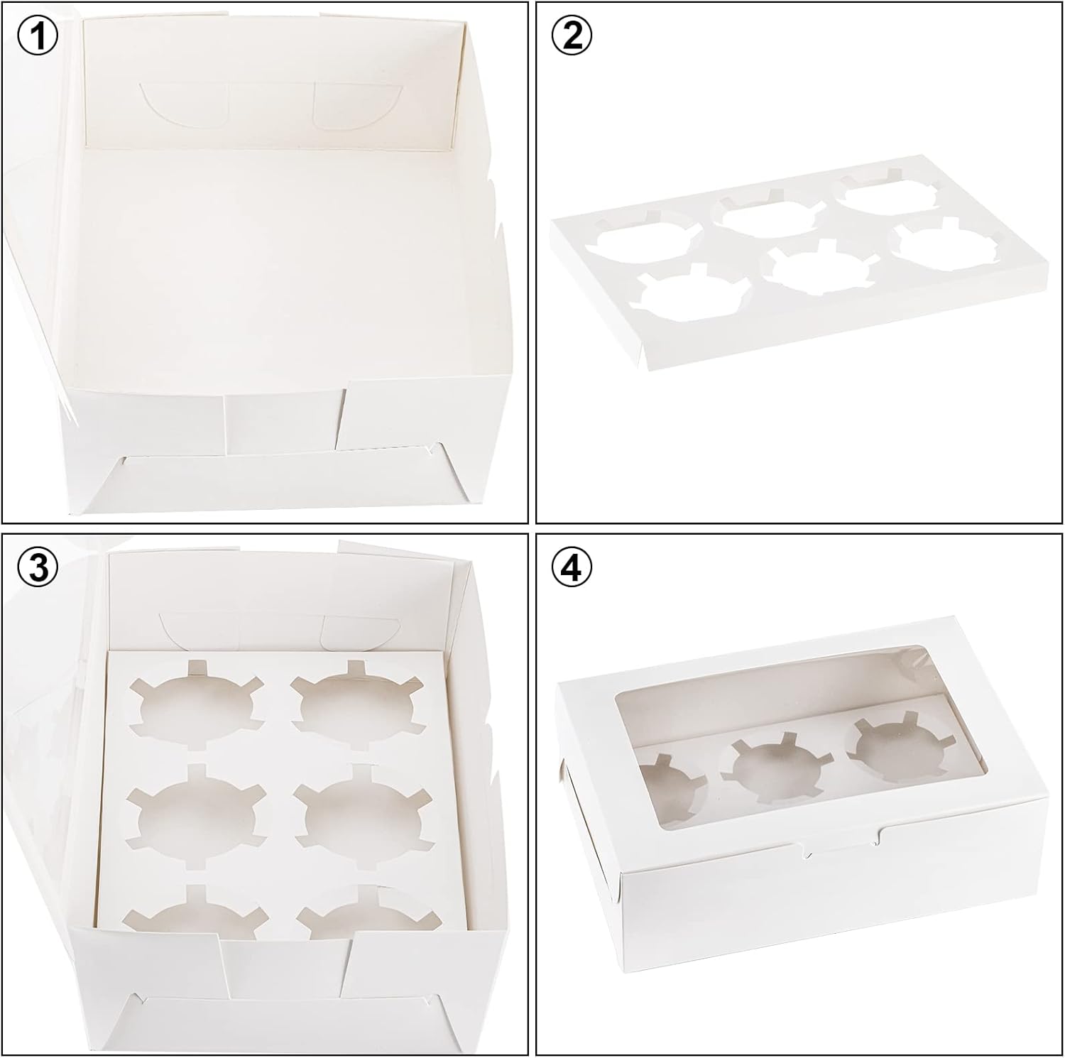 Şeffaf Pencereli Cupcake Kutul - Event Party Box incelemesi ve fiyatı