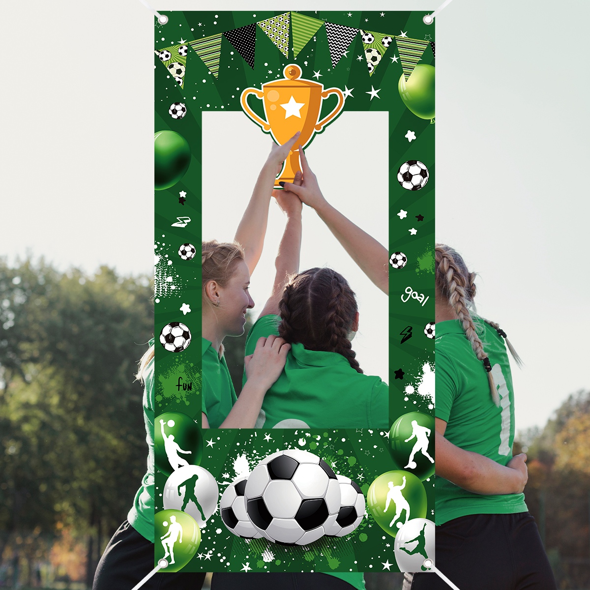 1 adet Yeşil Futbol Dekoratif  - Photo Booth Frame incelemesi ve fiyatı