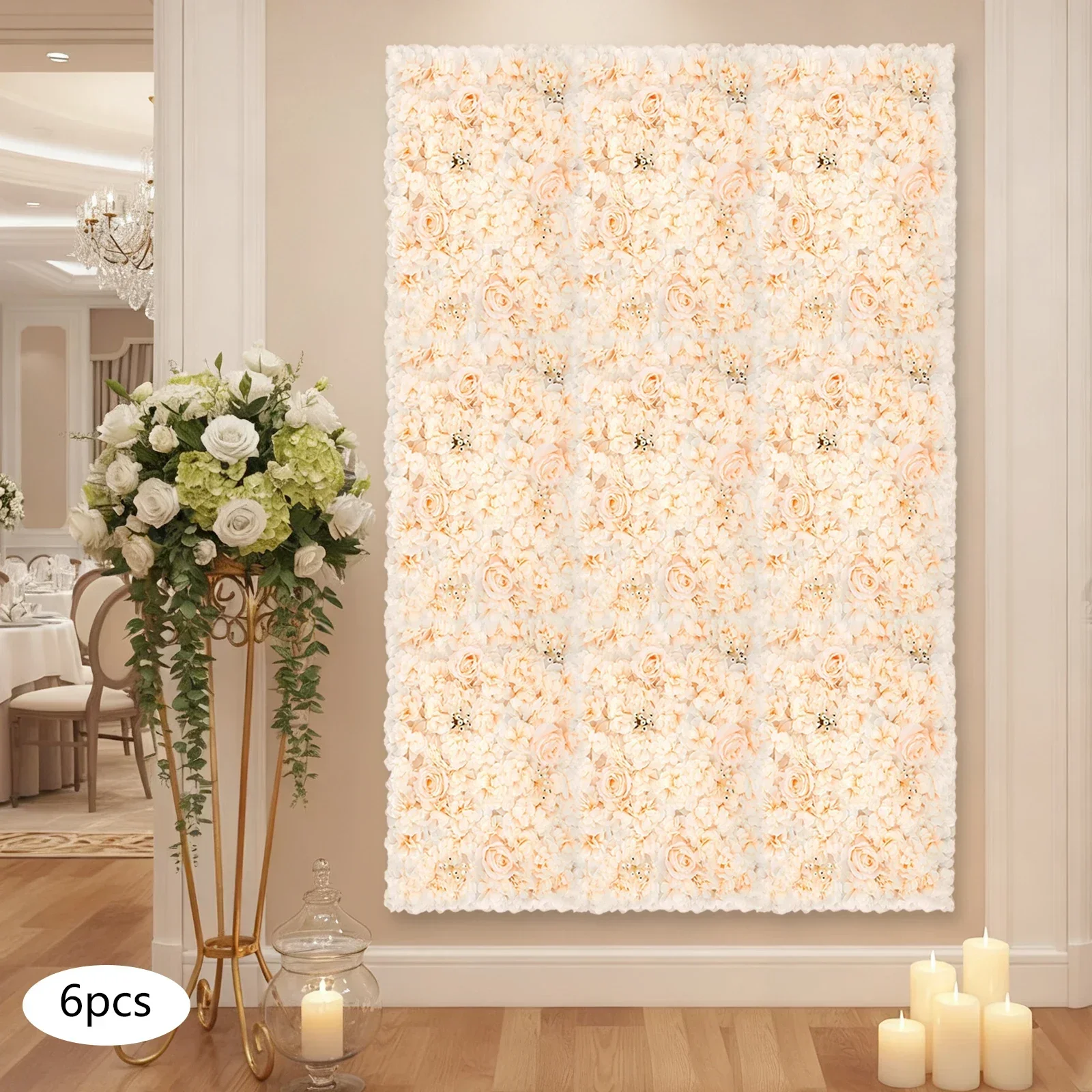 6 adet 60*40cm yapay çiçek duv - Flower Wall Panel incelemesi ve fiyatı