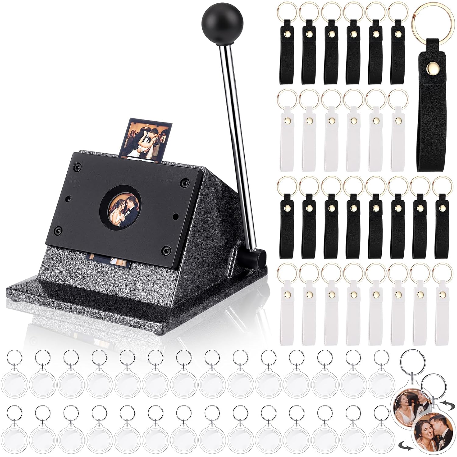61 Parça Düğme Anahtarlık Foto - Photo Booth Frame incelemesi ve fiyatı