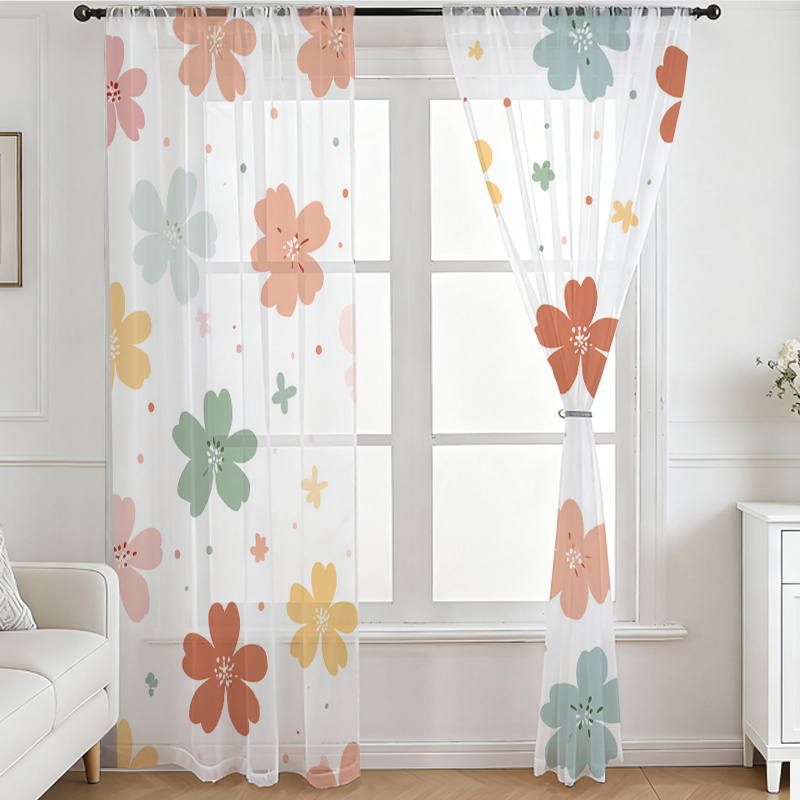 2 adet dijital baskı şeffaf pe - Flower Wall Panel incelemesi ve fiyatı
